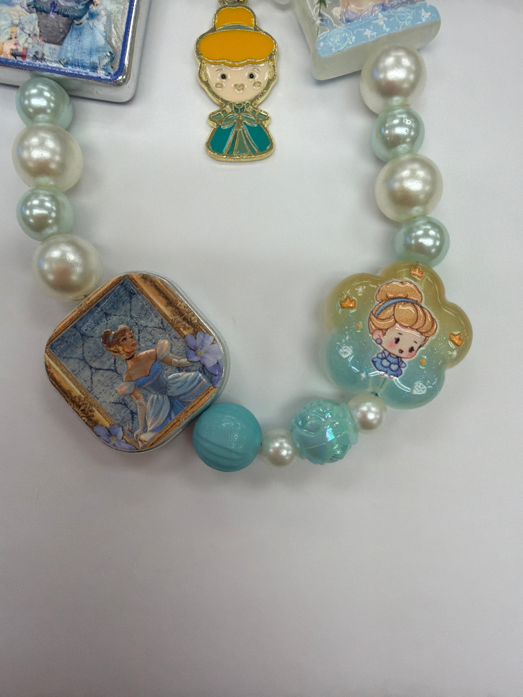 Blue and White Classic Princess Bag Charm