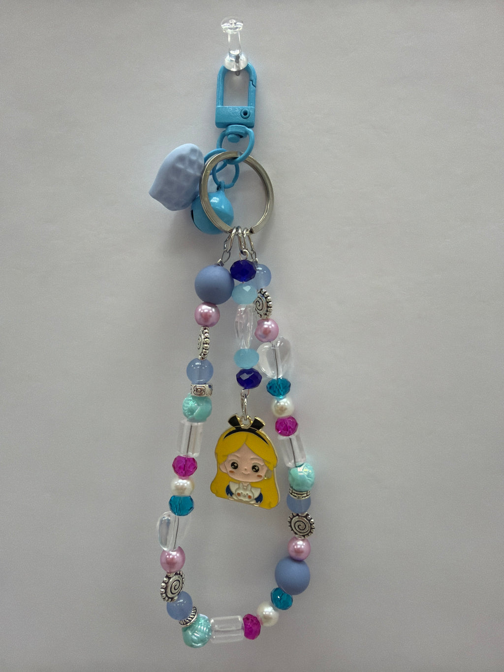 Girl into Rabbit Hole Fantasy World Bag Charm