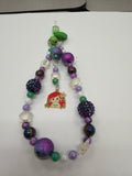 Purple and Green Mermaid Bag Charm