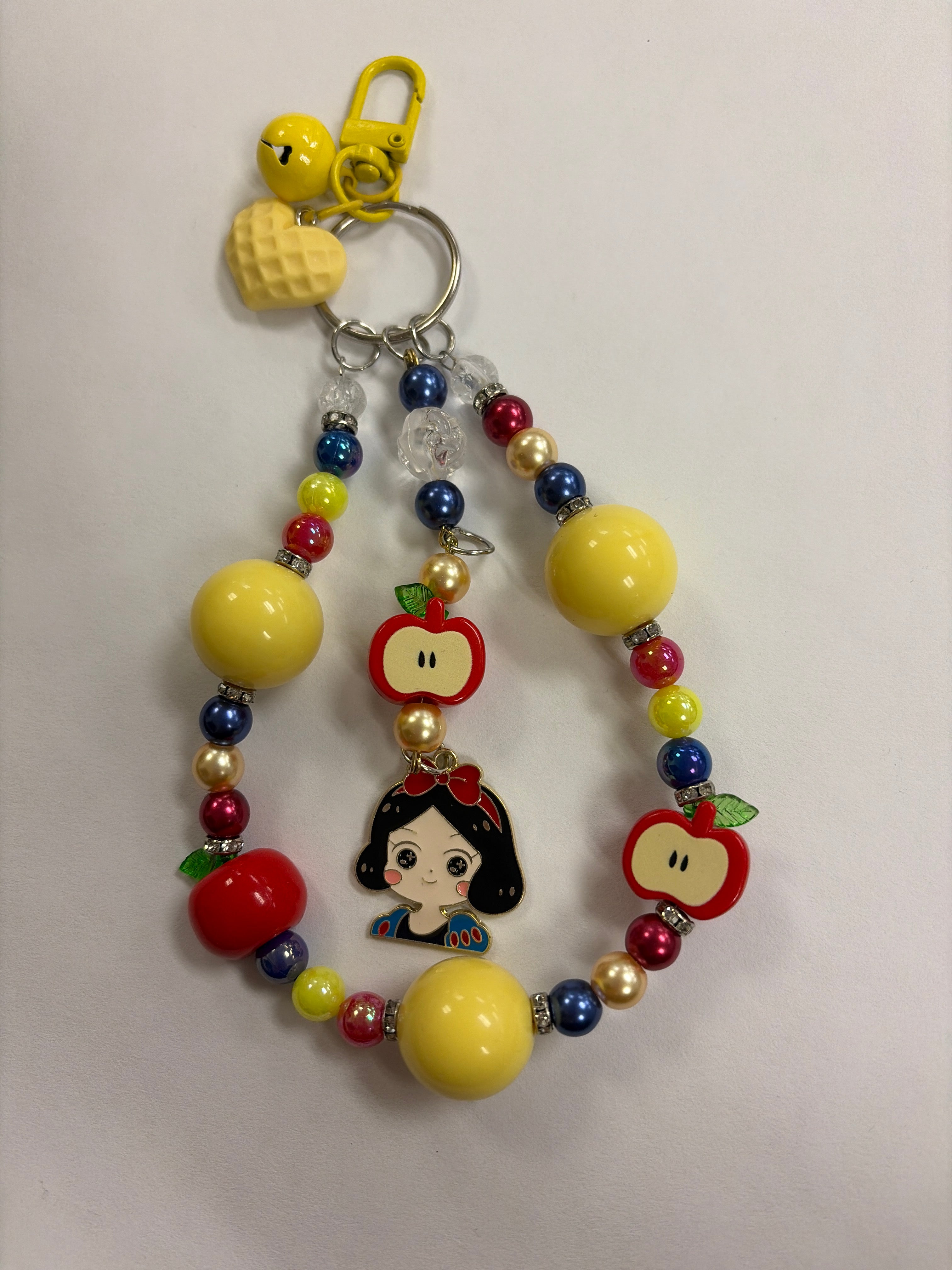 Red, Yellow, and Blue Princess Bag Charm