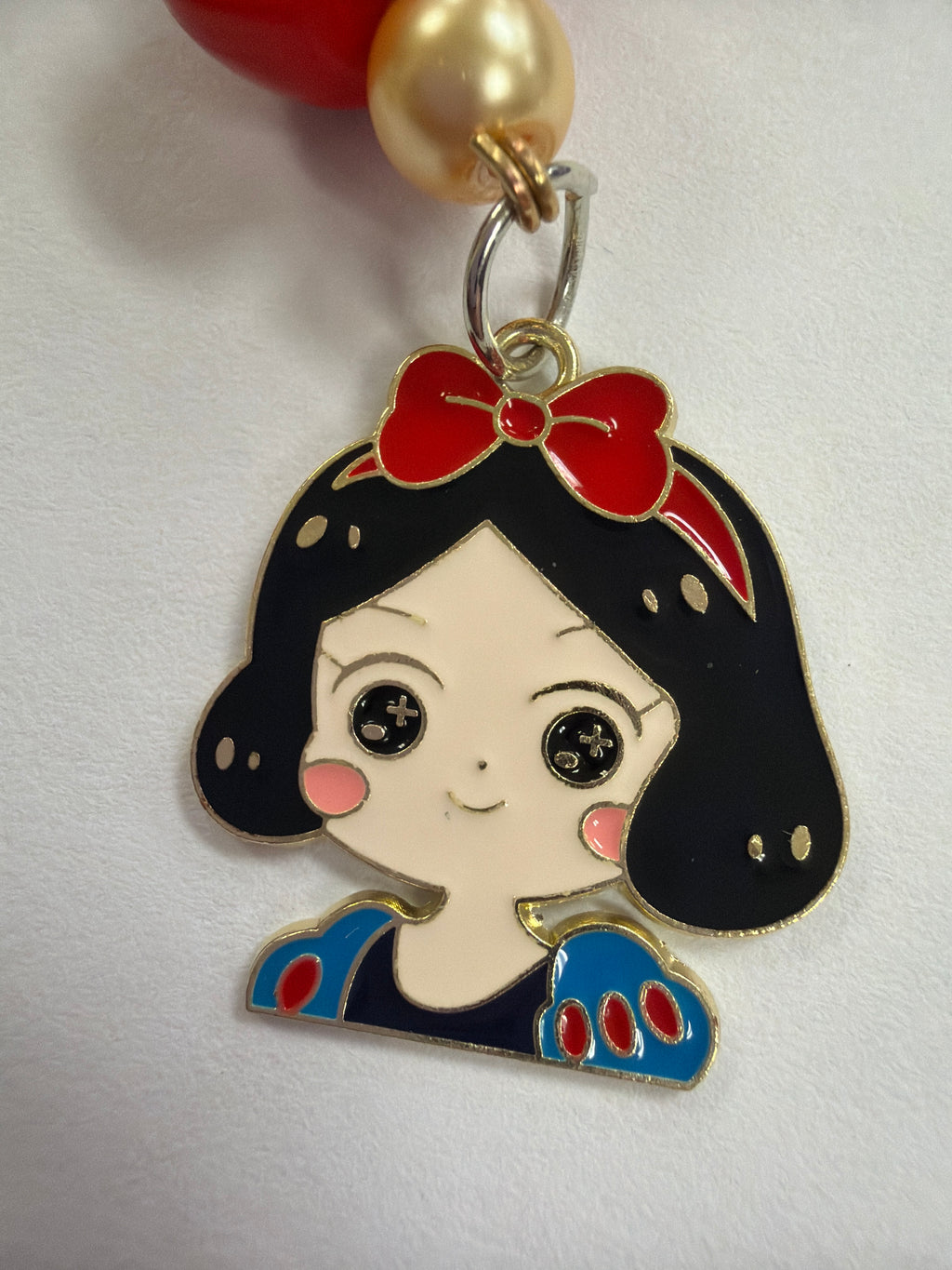 Red, Yellow, and Blue Princess Bag Charm