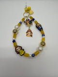 Yellow and Blue Princess Bag Charm