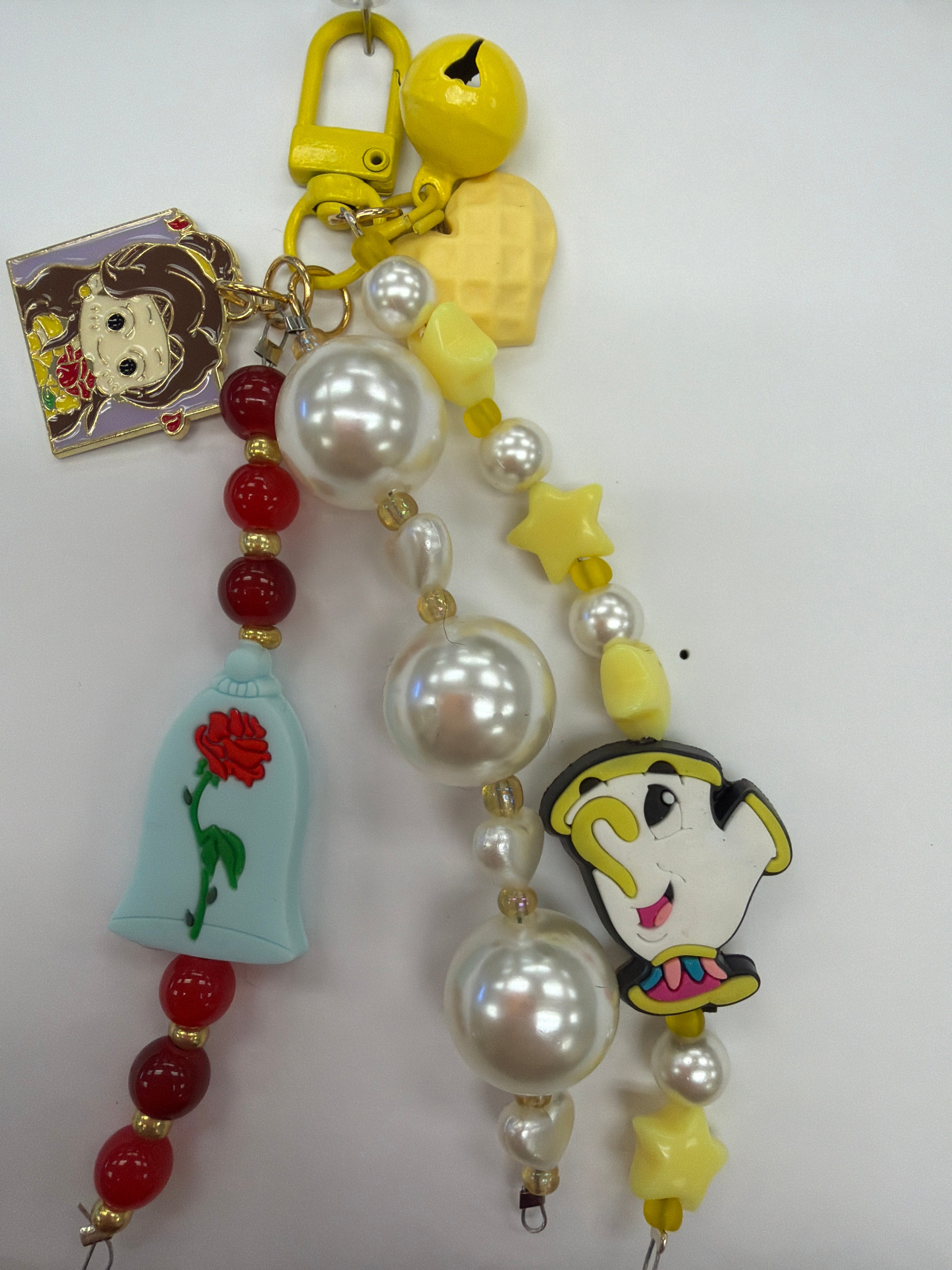 Yellow Princess Stranded Bag Charm