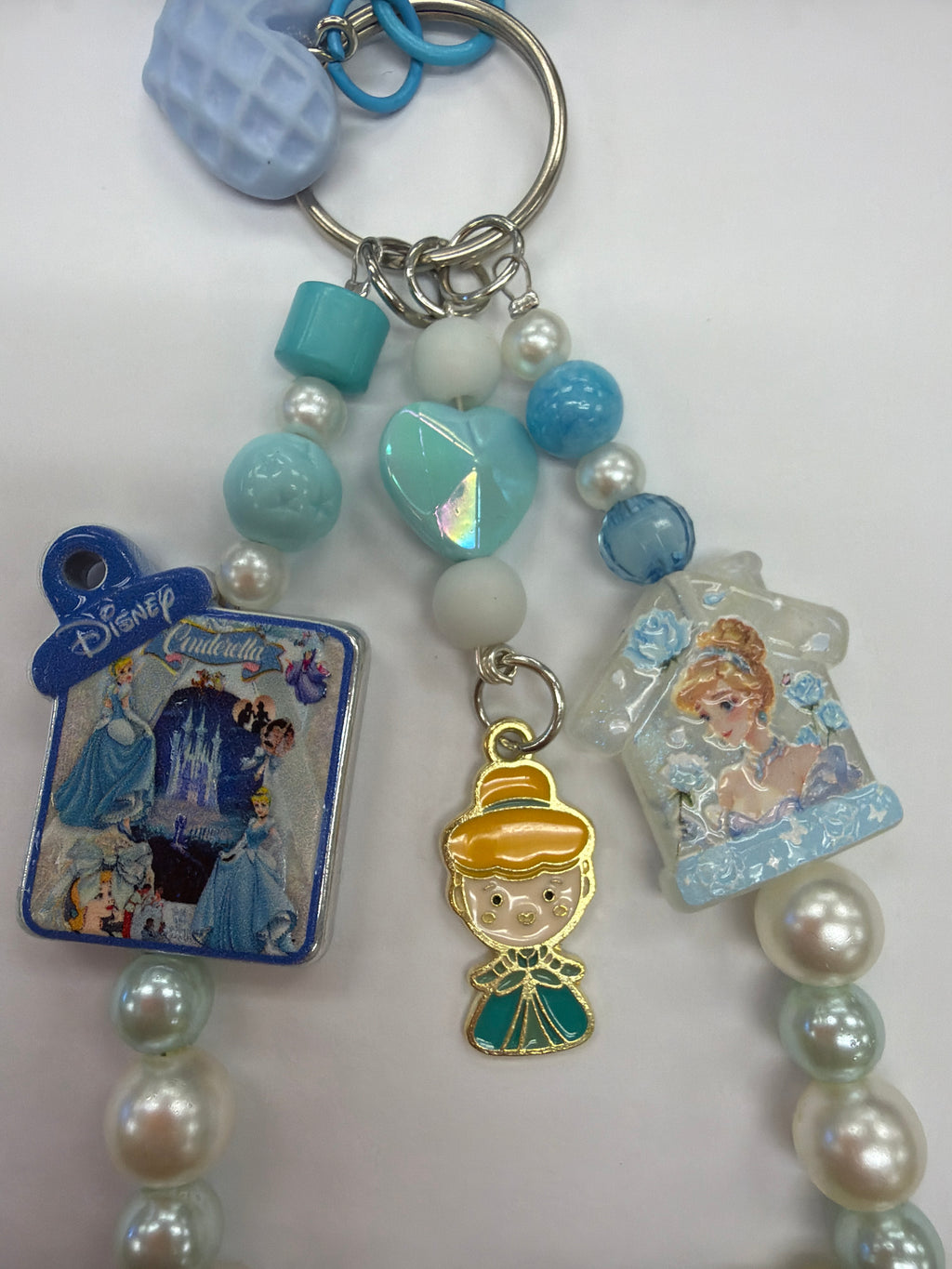 Blue and White Classic Princess Bag Charm
