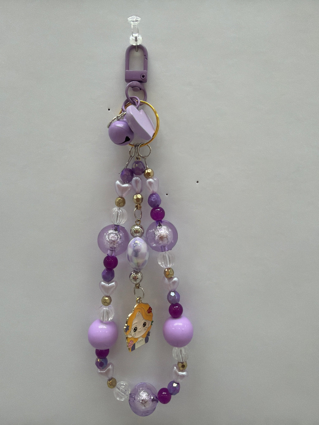 Golden Haired Beauty Bag Charm