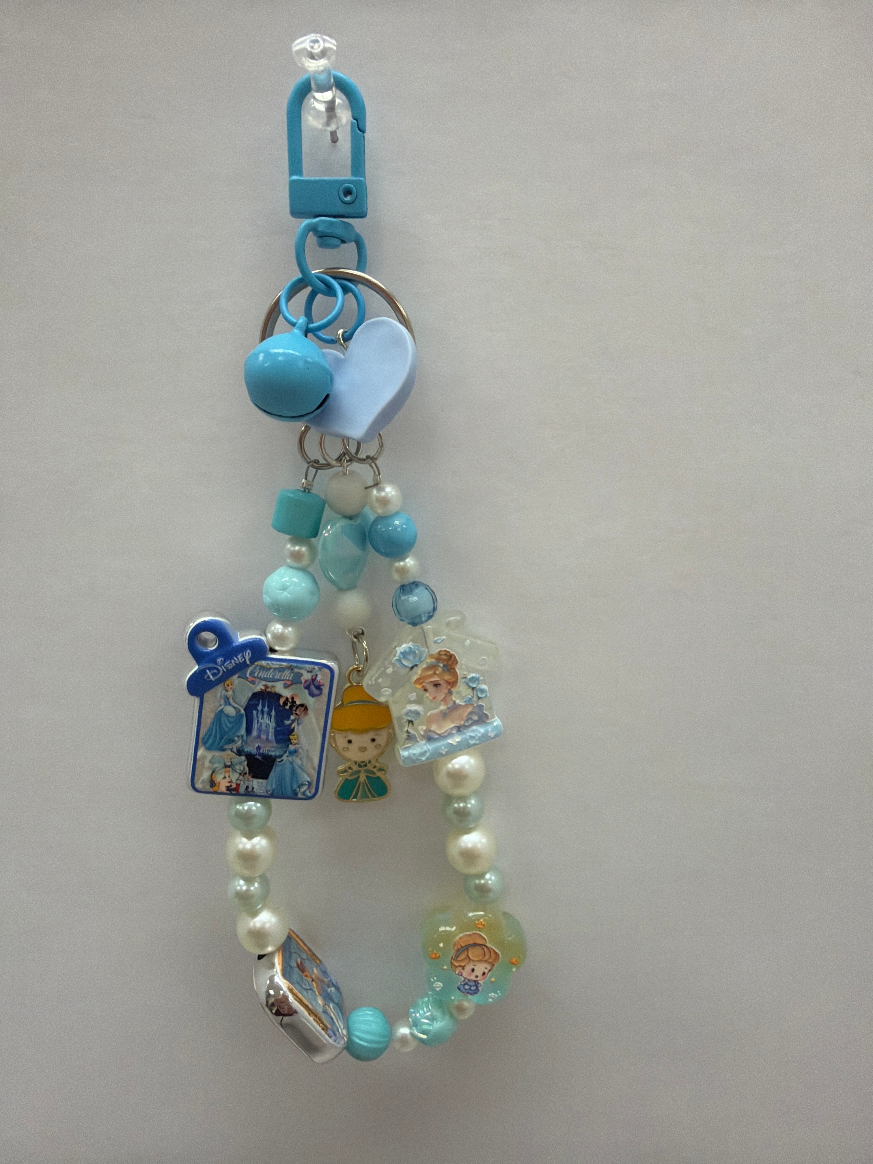 Blue and White Classic Princess Bag Charm