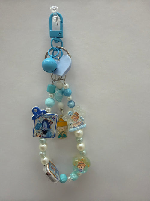 Blue and White Classic Princess Bag Charm