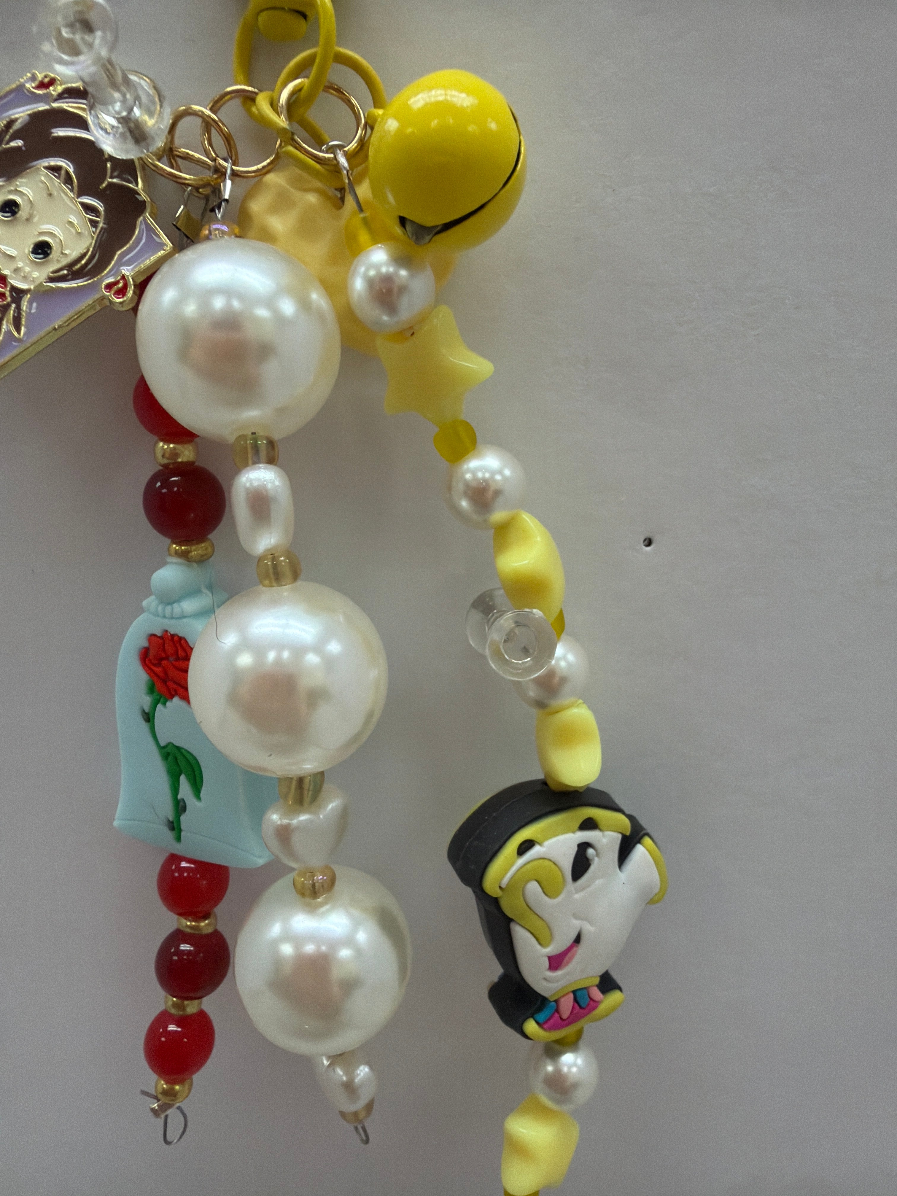 Yellow Princess Stranded Bag Charm