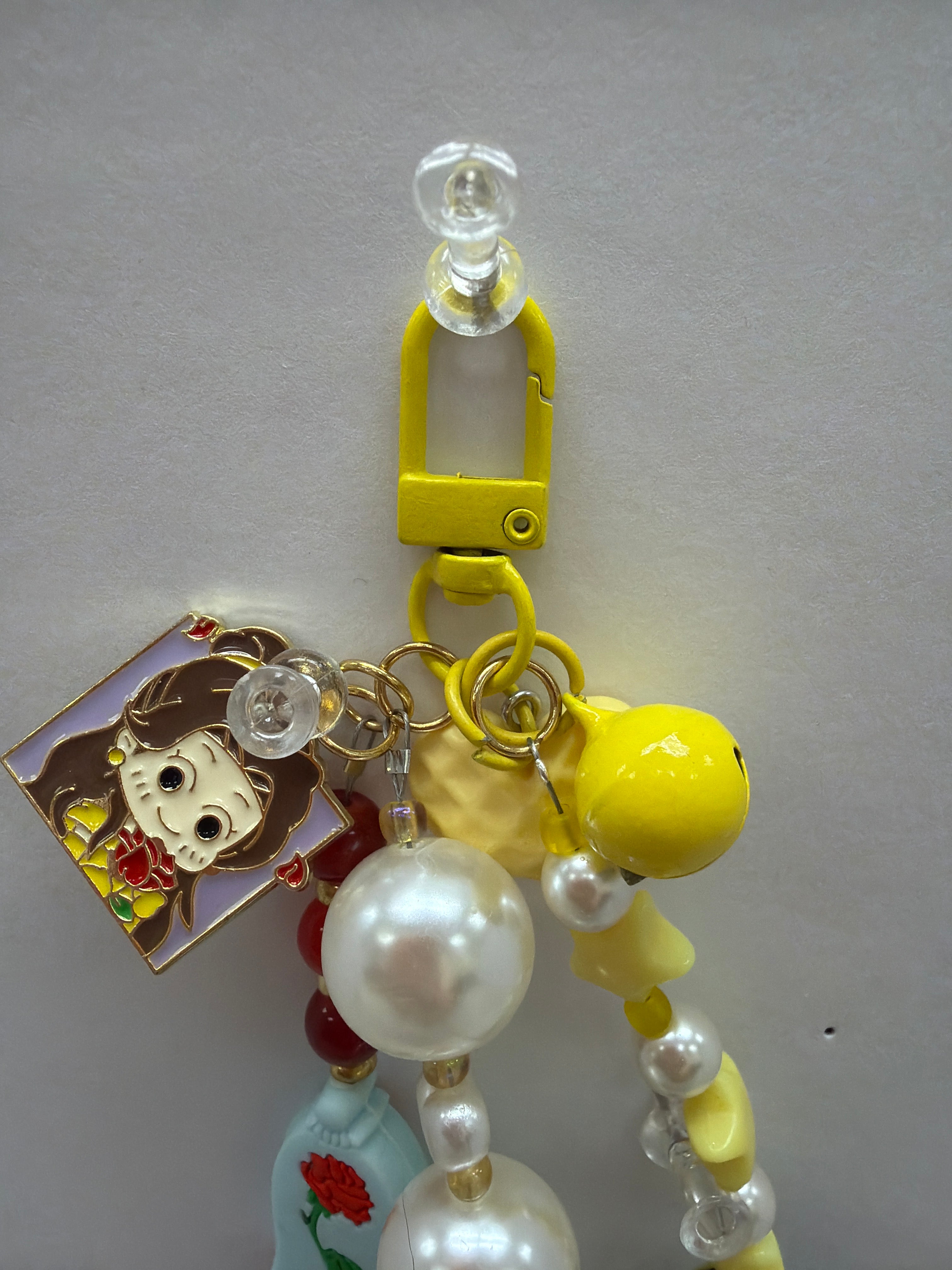 Yellow Princess Stranded Bag Charm