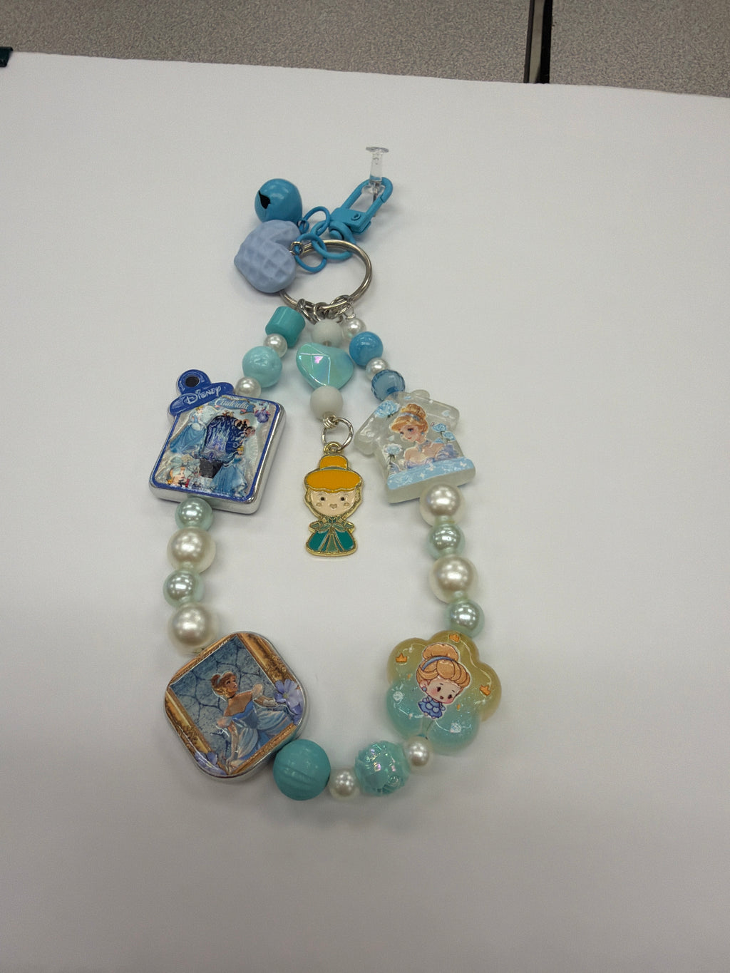 Blue and White Classic Princess Bag Charm